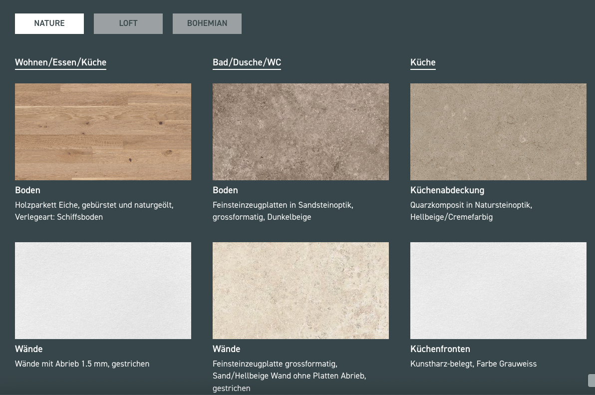 Beispiel Designlinien